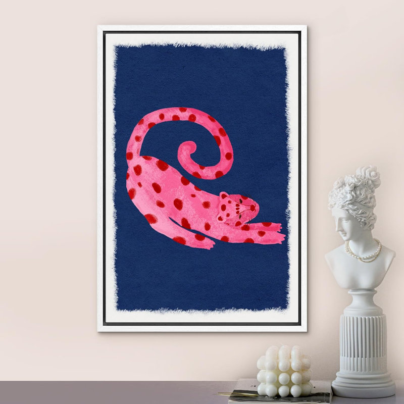Lumineux style BCBG, impression de chat guépard chaud, décor de chambre d'enfant, fille, animaux de chambre, style bohème moderne