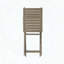 Ensemble de chaises pliantes en bois d'acacia 4 pièces Positano