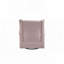 Fauteuil oscillant rose en tissu avec pivot