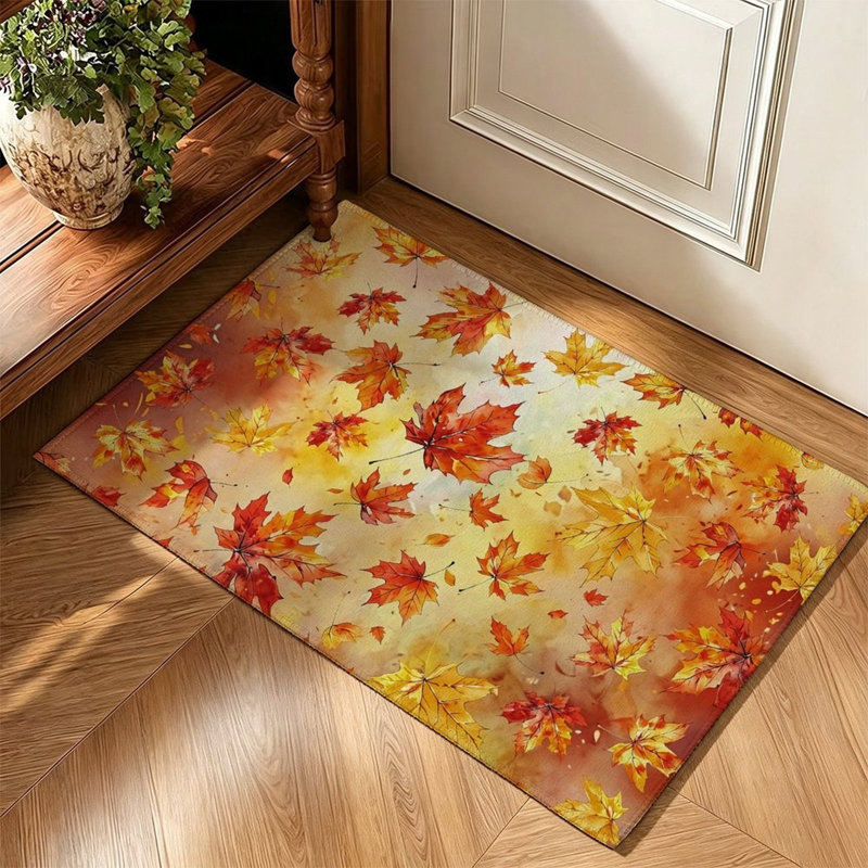 Tapis décoratif Autumn Foliage, 47 x 31 po, pour salle à manger
