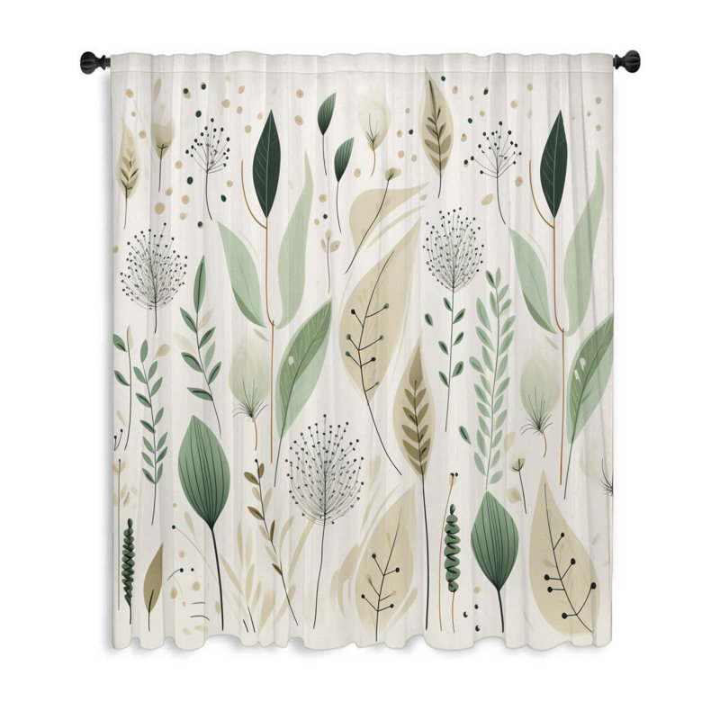 Sonomi Polyester Blackout Filters Out A Lot Of Light Curtain Single Panel, 50" W x 84" L