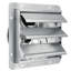 Shutter Exhaust Fan, High-speed 1000 CFM, Aluminum Wall Mount Attic Fan with AC-motor-108995385
