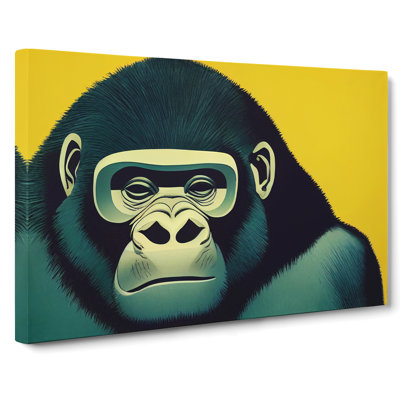 The Good Gorilla - Wrapped Canvas Print