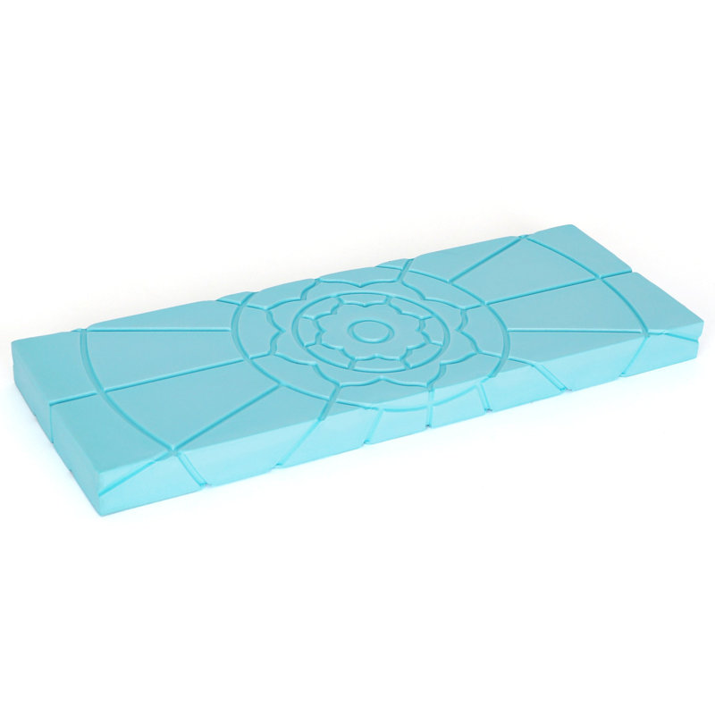 Yakira Outdoor 1'' Bench Seat Cushion, Sky Blue
