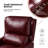 Beecher 28.75" Wide Leather Club Recliner-2039347257