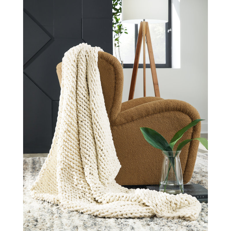 Chaddon Throw, Ivory