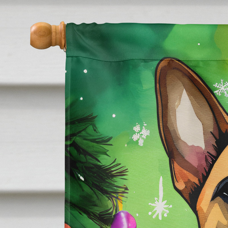 Double Sided Polyester Christmas, 40" H x 28" W