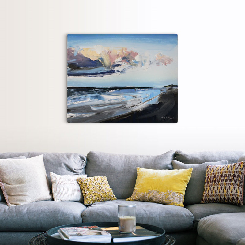 "Outer Banks Clouds, NC" par David Shingler, reproduction d’art sur toile, H 36 po x l 45 po x P 1,25 po, Toile tendue