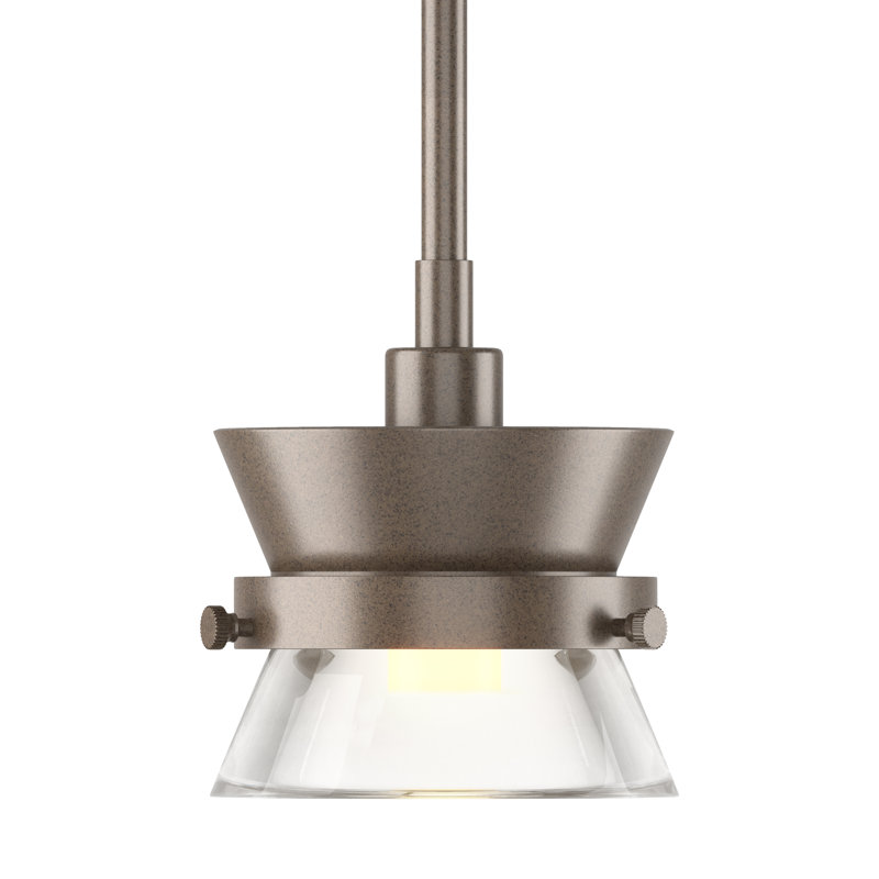 Luminaire suspendu conique à 1 lumière Apparatus, Bronze