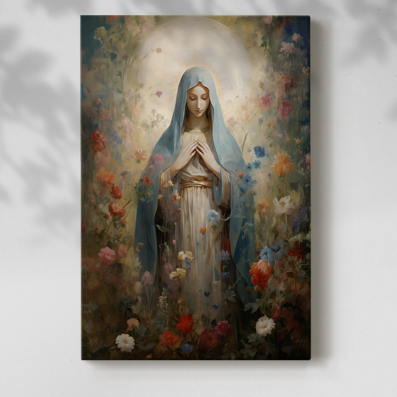 Religieux - XCIX - Toile tendue avec châssis de qualité supérieure, prête à être accrochée, H 27 po x l 18 po