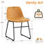 Chaise d'appoint rembourrée en similicuir-1862001558