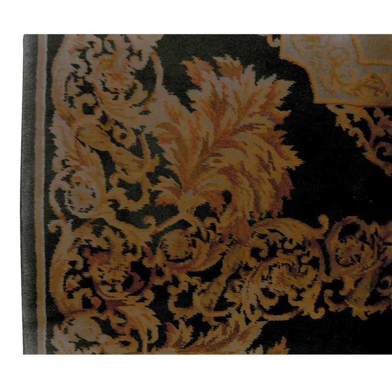 Savonnerie Wool Oriental Area Rug