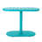 Iron Patio Bistro - Teal Color For Outdoor Spaces Iron, Teal, 2 Chairs & Oval Table Relaxing Time