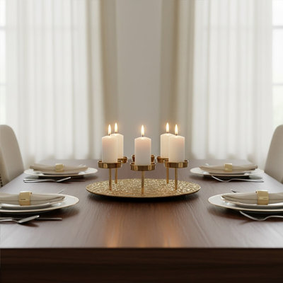 Beric Metal Tabletop Tealight Holder