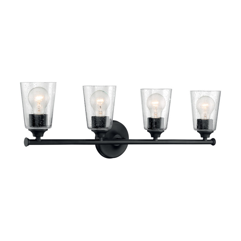 Weccacoe 4 - Light Dimmable Vanity Light, Matte Black