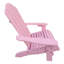 Confortable chaise en bois rose pour - Design, intérieur et extérieur, construction, emplacements polyvalents, assemblage facile Patio, terrasse, jardin, porche, bord de piscine, à assembler-1390246504