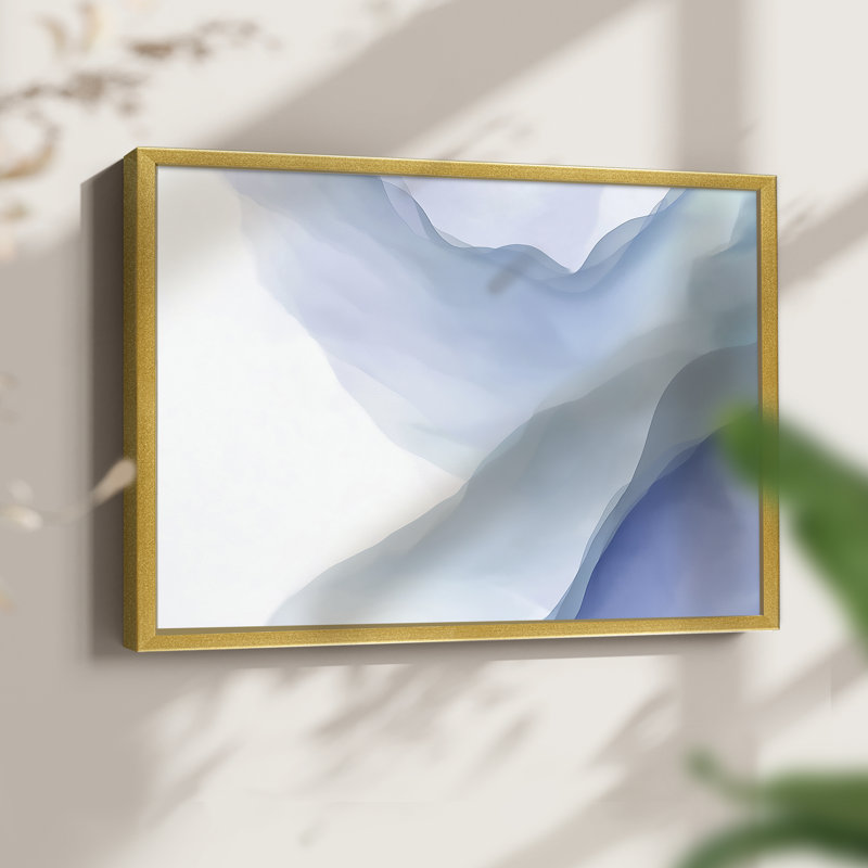 Abstract Series-XII -Framed Print - Restickable, 8" H x 10" W