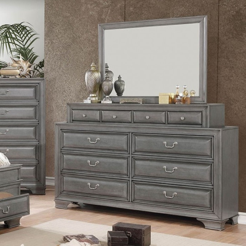 Brodnax 66.75'' W 10 - Drawer Dresser, Gray