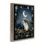 "Hérisson sous la lune", art mural encadré par The Dutch Lady-943895489-943895490