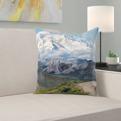 Mountains Throw Pillow