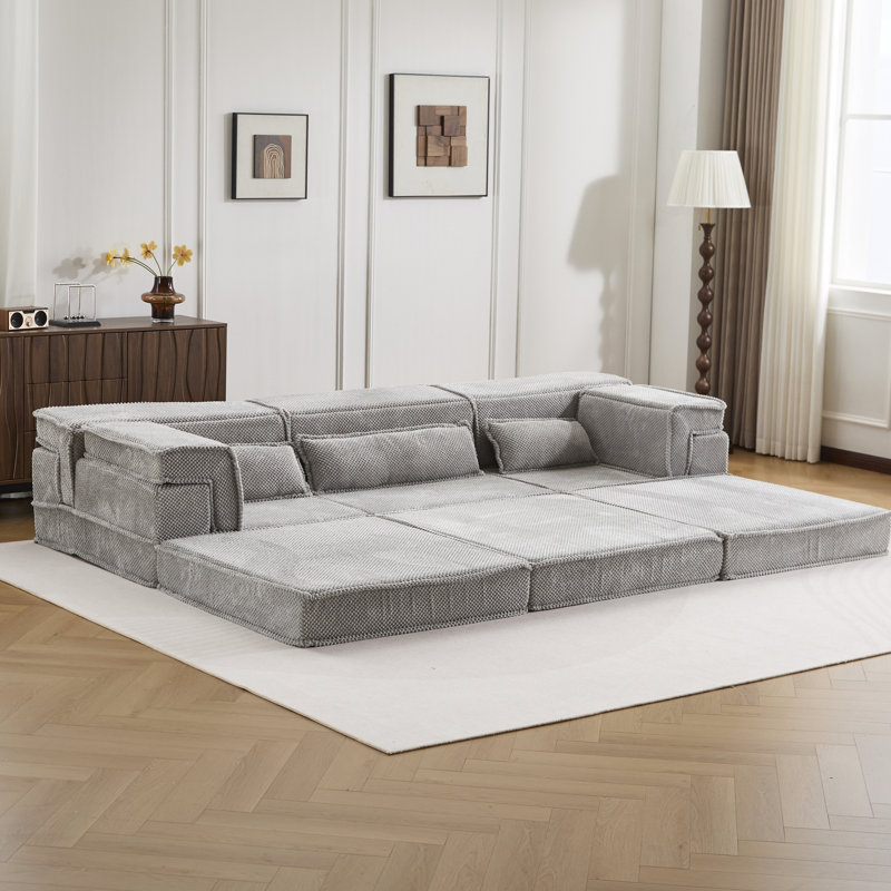 Lit convertible 3 places Circle, H 26 po x l 39,55 po x P 115,66 po