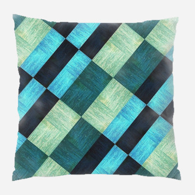 Coussin décoratif texturé