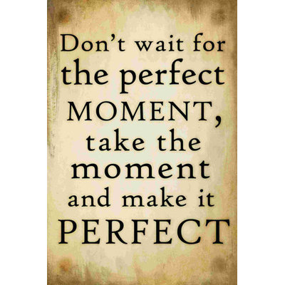 Perfect Moment - Impression sur toile tendue