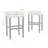 30" Backless Bonded Leather Backless Bar Stool-686257674