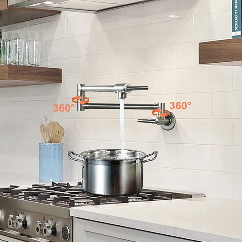 Naiyafly Kitchen Faucet, Brushed Nickel