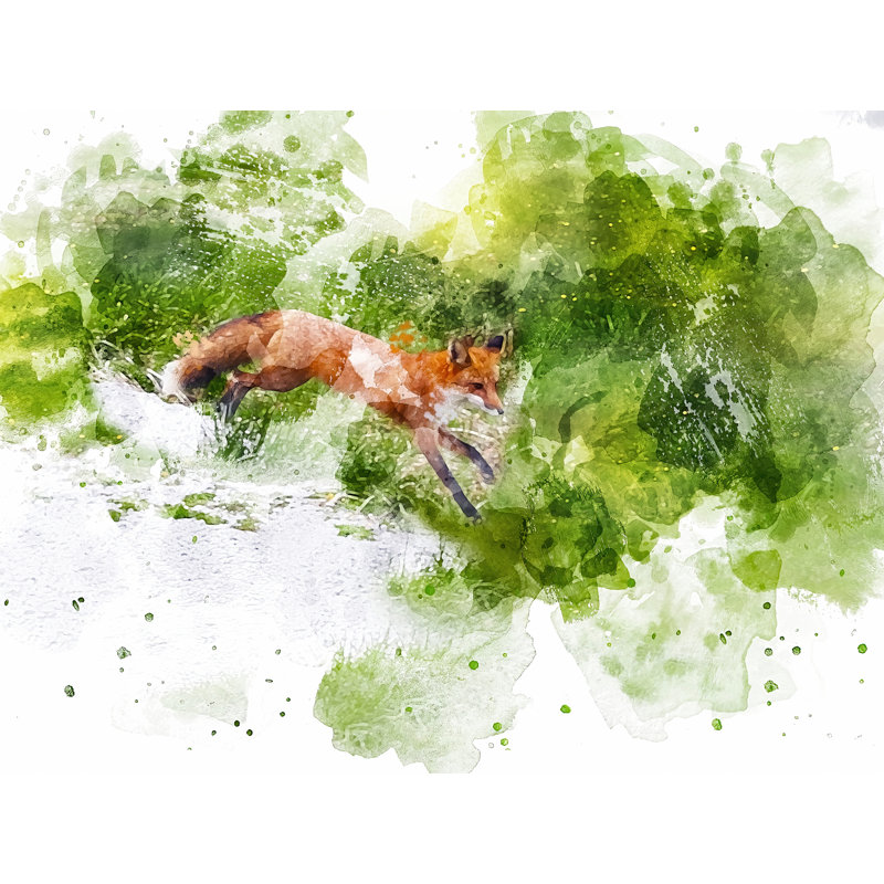 " Fox " by Chamira Young, 12" H x 16" W