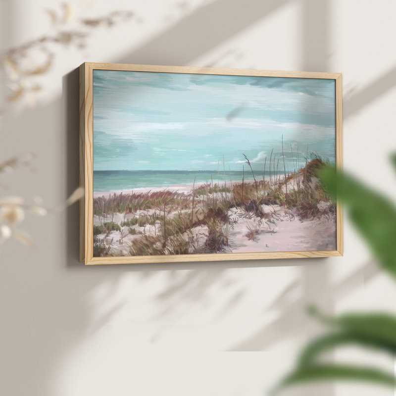 Dramatic Dunes IV - Reproduction encadrée - Restickable, Naturel, H 11 po x l 14 po