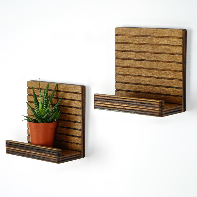 Locelso 100% PLYWOOD Floating Shelf