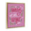 Art mural sur toile «Merry and Bright Pink Pine» par Louise Allen Designs