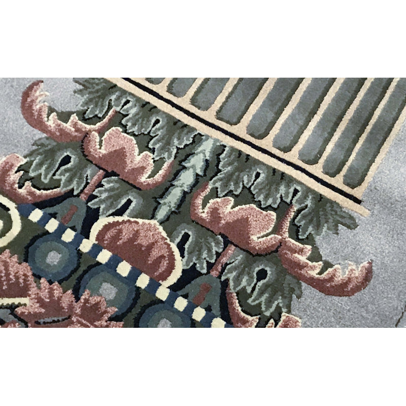 Tapis multicolore de haute qualité noué à la main