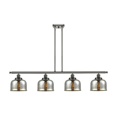 Luminaire suspendu linéaire à 4 lumières pour îlot de cuisine Haruki