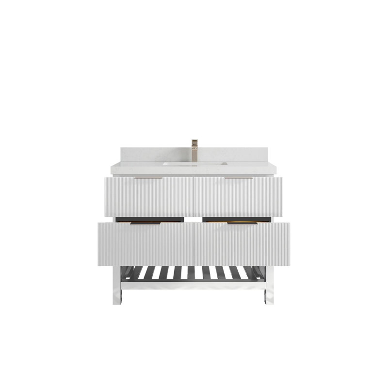 Meuble-lavabo simple avec plateau Catalina 42