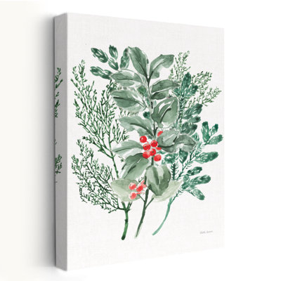 «Classic Christmas V - Berries Christmas», art vert classique
