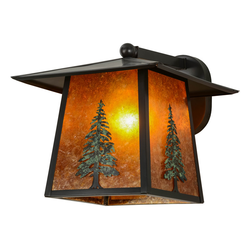 Greenbriar Oak 1 - Light Outdoor Wall Lantern