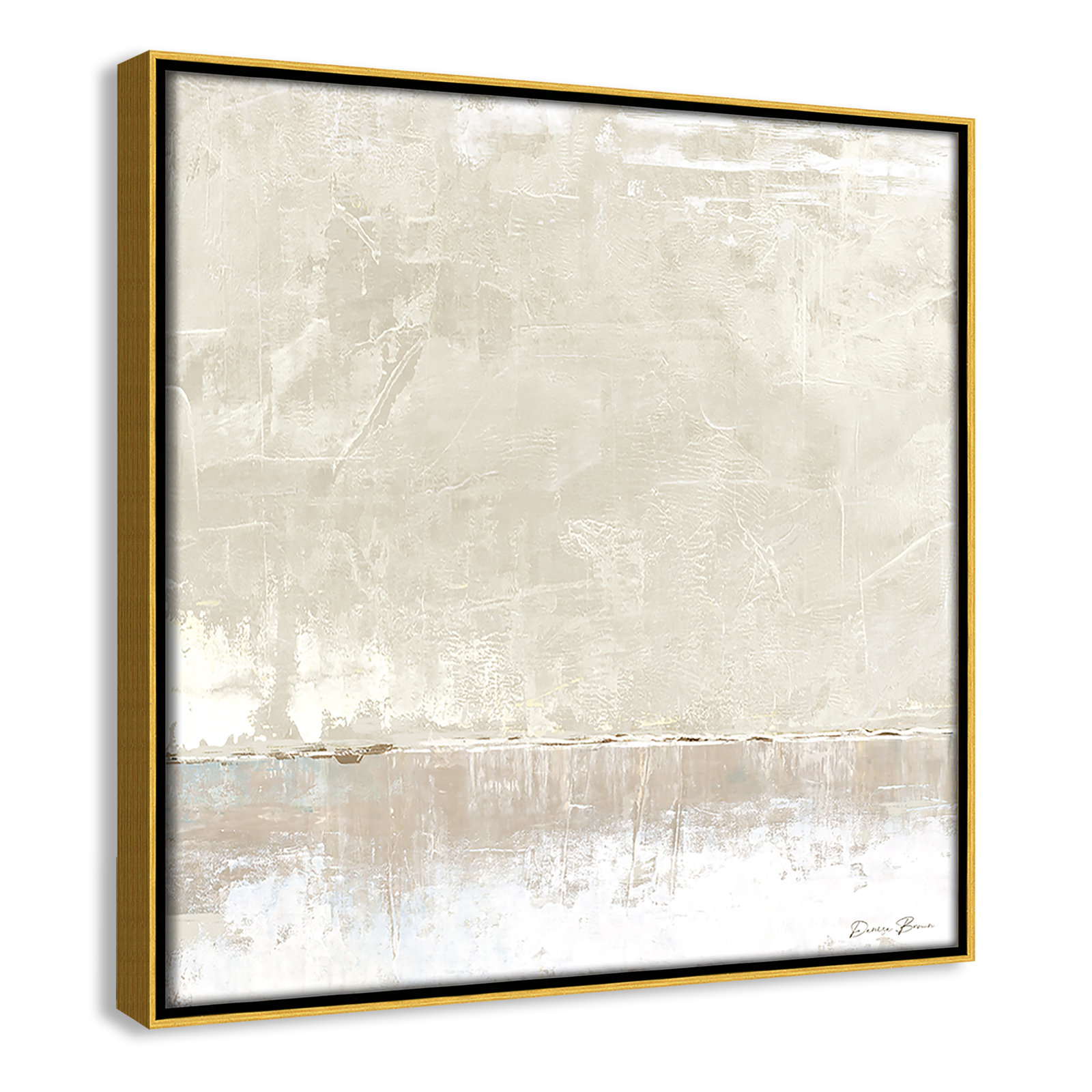 Delevan "Better Days" Print, 13.5" H x 13.5" W, Gold