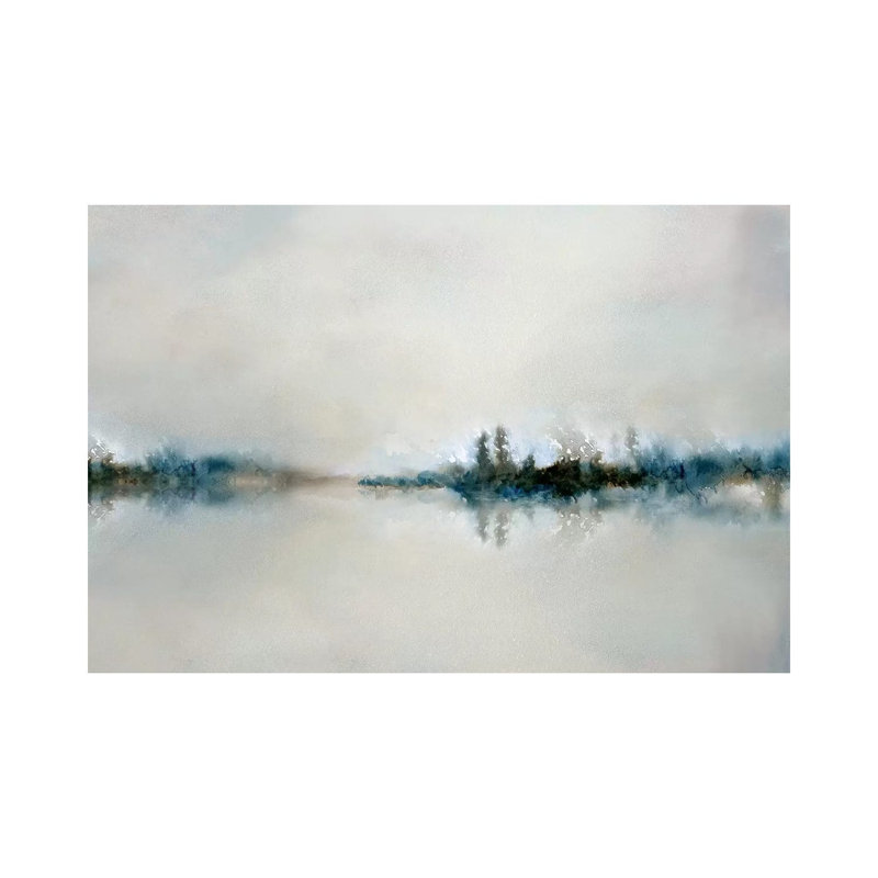 Calm Morning by Nan - Wrapped Canvas Painting, 20.32 cm H x 30.48 cm W