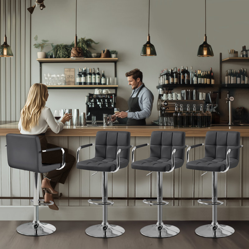 Tabouret de bar Pete, gris