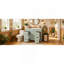 Meuble-lavabo 36 po avec lavabo en céramique, structure en bois massif, portes à fermeture douce, tablettes réglables, 3 tiroirs, y compris un tiroir à double profondeur pour le rangement du sèche-cheveux