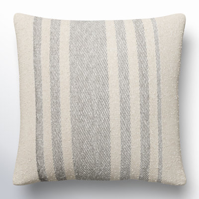Sorden Striped Cotton Throw Pillow