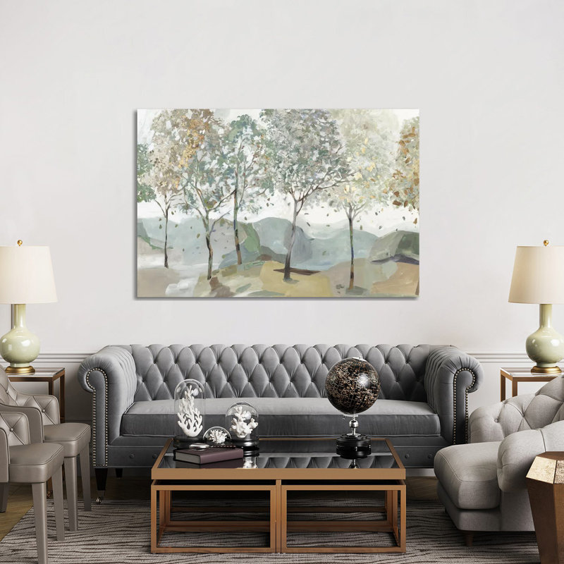 Breezy Landscape I - Giclée sur toile tendue avec châssis, H 40 po x l 60 po
