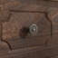 Armoire d'appoint en bois manufacturé brun foncé