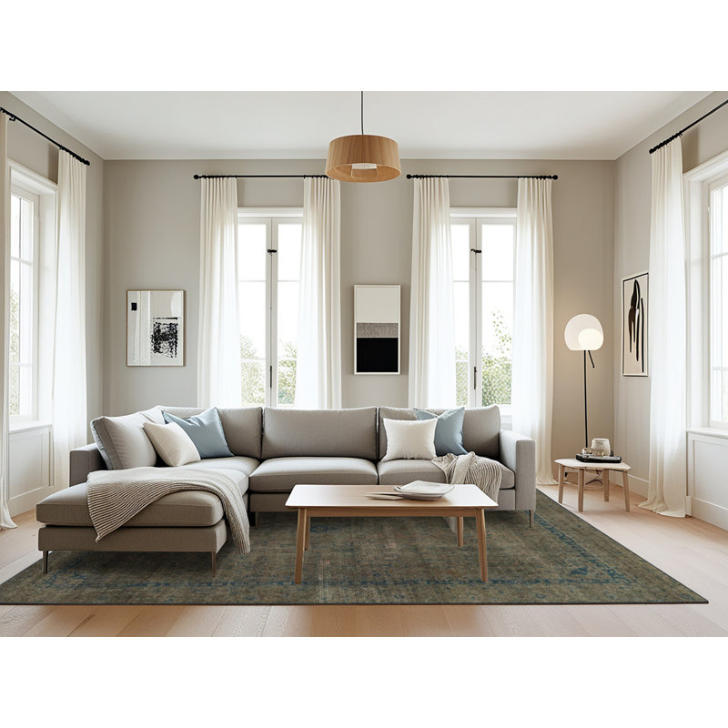 Abstract Indoor Rug, Rectangle 8' x 10'