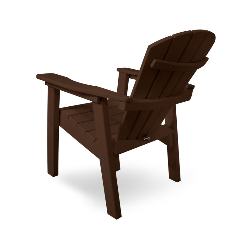 Chaise de salle à manger POLYWOOD Seashell, Acajou