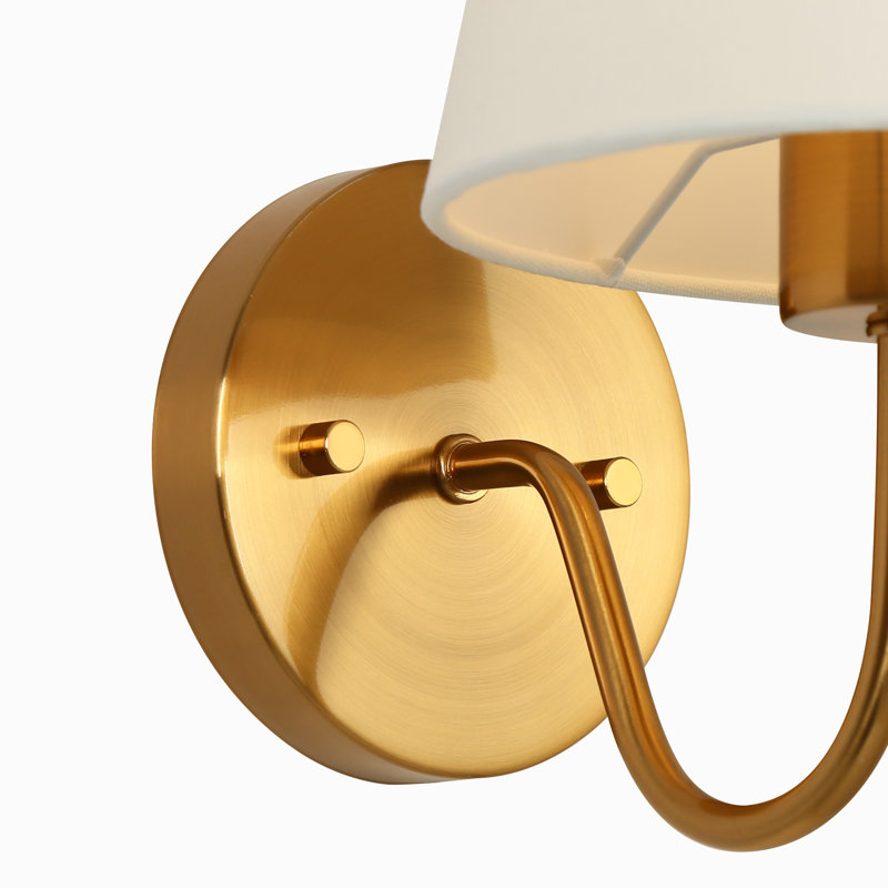 Lidia 1-Light Dimmable Metal Armed Sconce