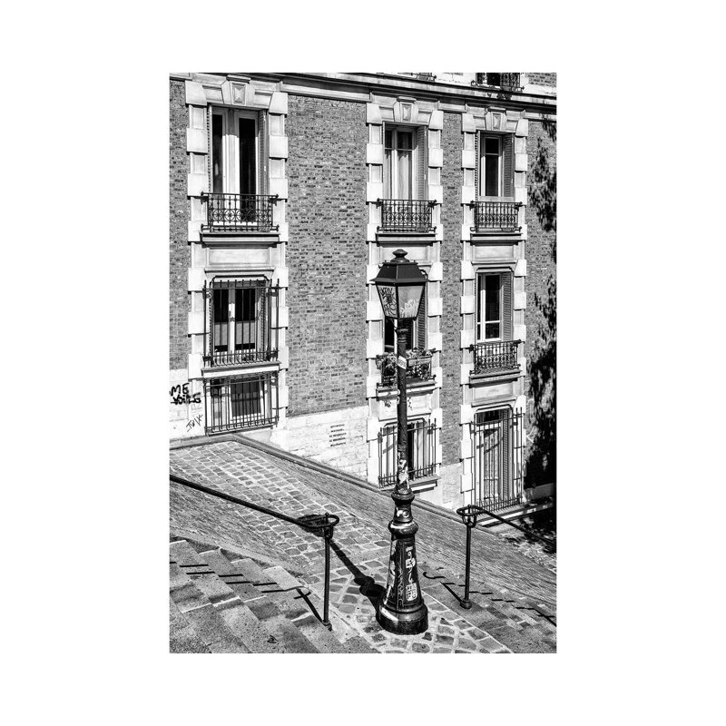 Paris Lamp Post by Philippe Hugonnard - Wrapped Canvas Print, 20.32 cm H x 30.48 cm W