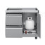 Armoire extérieure en acier inoxydable 32 po pour barbecue intégré avec 2 tiroirs (km-OKS-BQ30CAB)